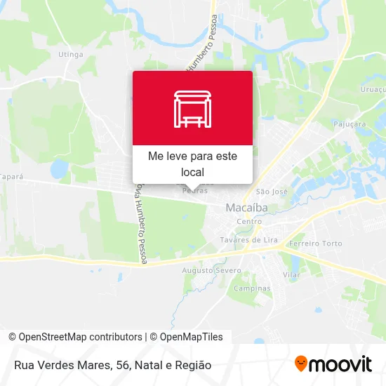 Rua Verdes Mares, 56 mapa