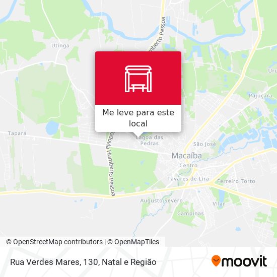 Rua Verdes Mares, 130 mapa