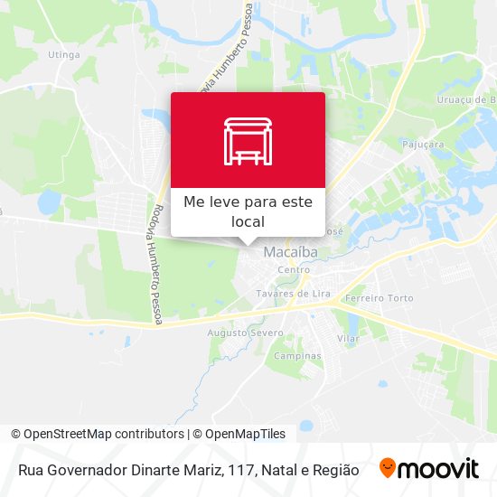 Rua Governador Dinarte Mariz, 117 mapa