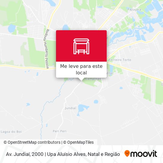 Av. Jundiaí, 2000 | Upa Aluísio Alves mapa