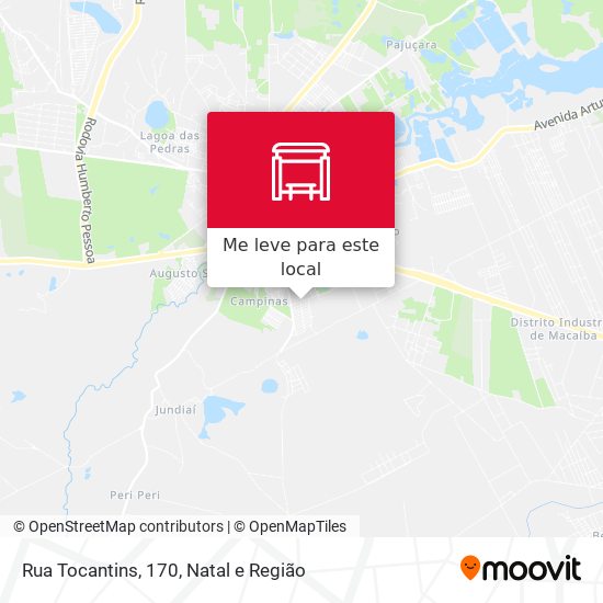 Rua Tocantins, 170 mapa