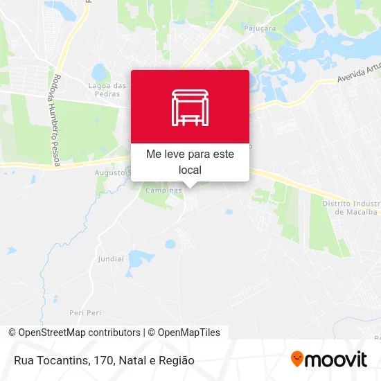 Rua Tocantins, 170 mapa