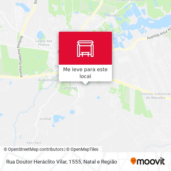 Rua Doutor Heráclito Vilar, 1555 mapa