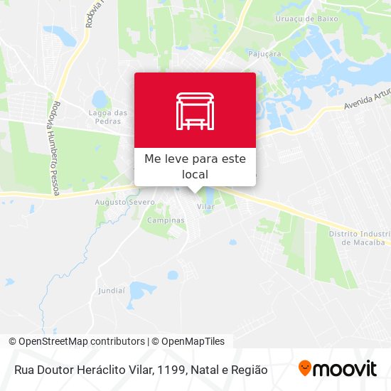 Rua Doutor Heráclito Vilar, 1199 mapa