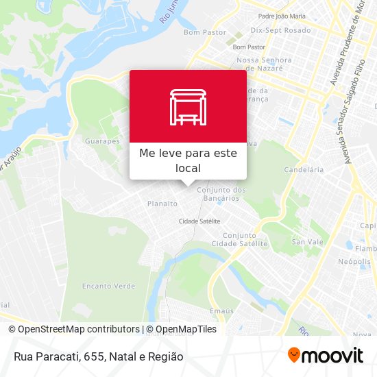 Rua Paracati, 655 mapa