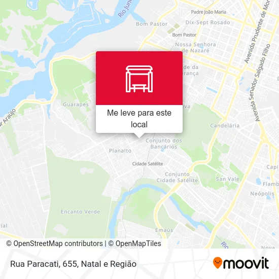 Rua Paracati, 655 mapa