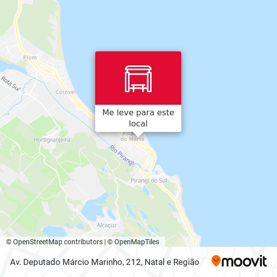 Av. Deputado Márcio Marinho, 212 mapa