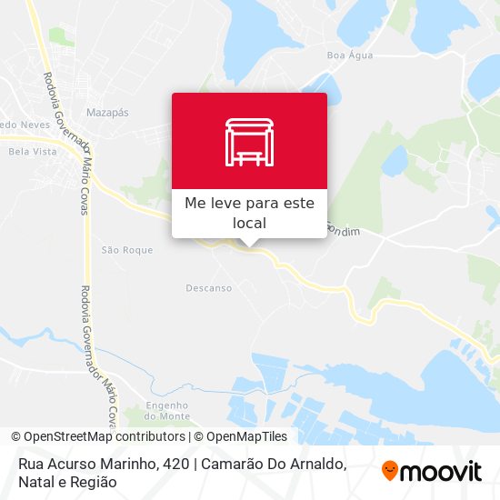 Rua Acurso Marinho, 420 | Camarão Do Arnaldo mapa