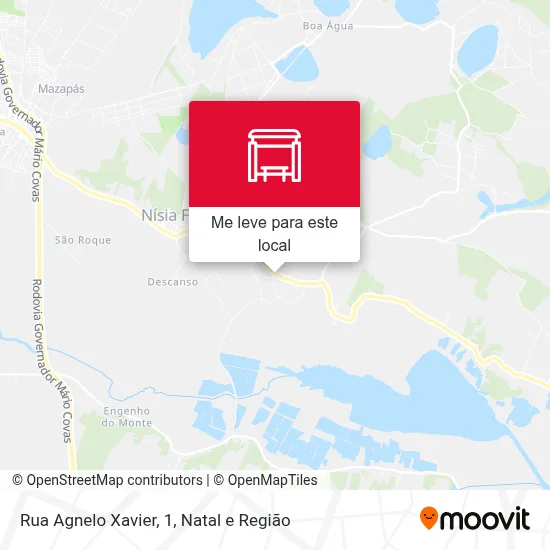 Rua Agnelo Xavier, 1 mapa