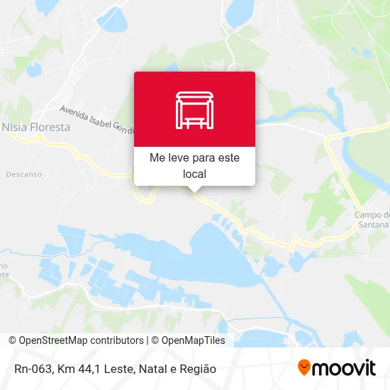 Rn-063, Km 44,1 Leste mapa