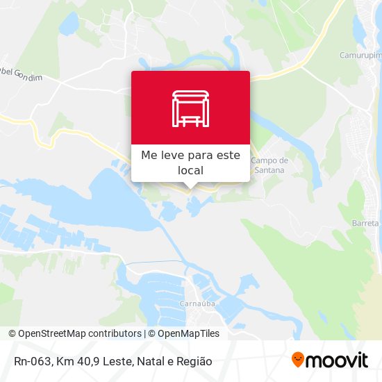 Rn-063, Km 40,9 Leste mapa