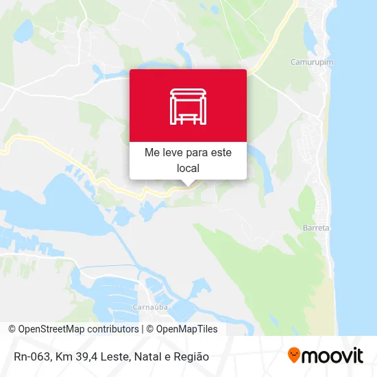 Rn-063, Km 39,4 Leste mapa