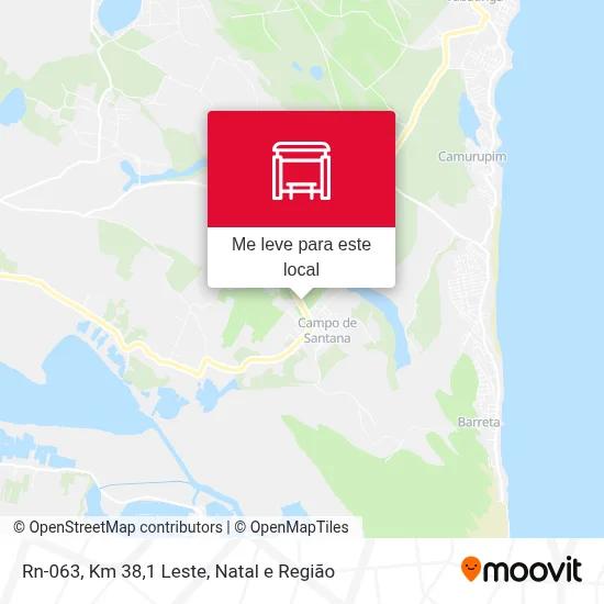 Rn-063, Km 38,1 Leste mapa