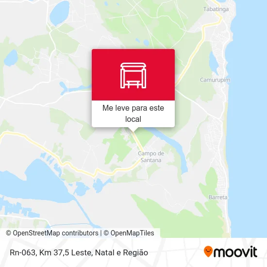 Rn-063, Km 37,5 Leste mapa