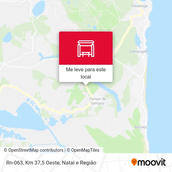 Rn-063, Km 37,5 Oeste mapa