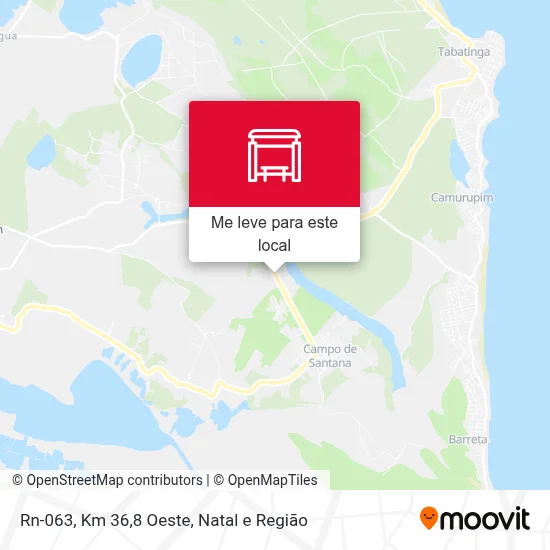 Rn-063, Km 36,8 Oeste mapa