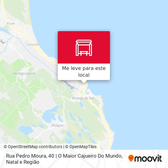 Rua Pedro Moura, 40 | O Maior Cajueiro Do Mundo mapa