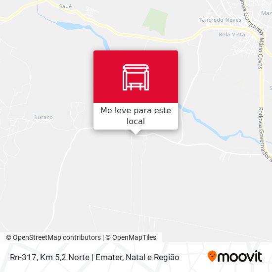 Rn-317, Km 5,2 Norte | Emater mapa