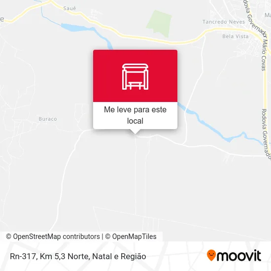 Rn-317, Km 5,3 Norte mapa