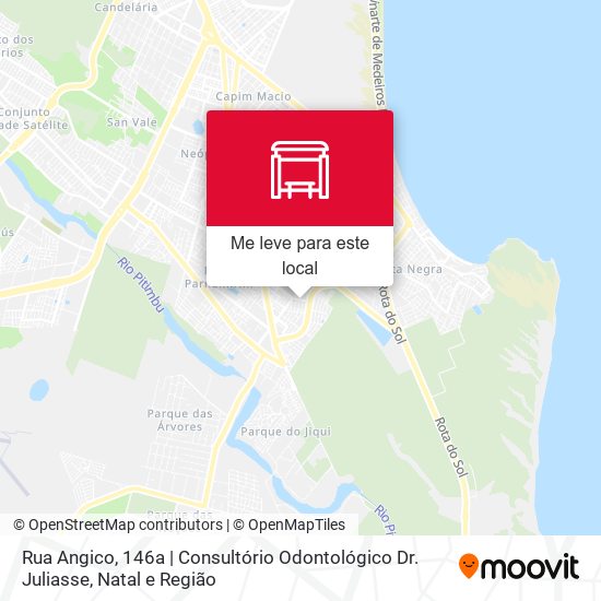 Rua Angico, 146a | Consultório Odontológico Dr. Juliasse mapa