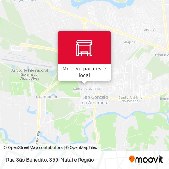Rua São Benedito, 359 mapa