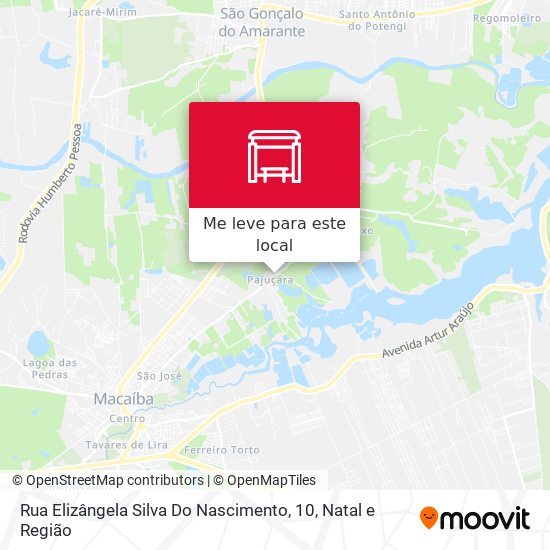 Rua Elizângela Silva Do Nascimento, 10 mapa