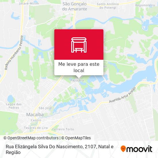 Rua Elizângela Silva Do Nascimento, 2107 mapa
