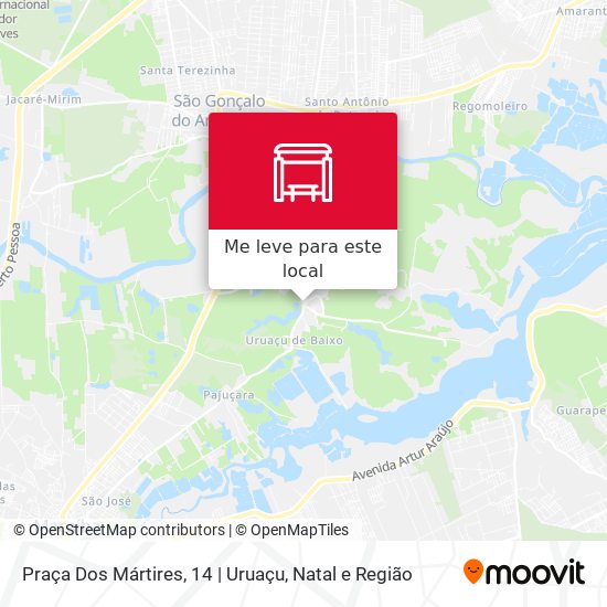 Praça Dos Mártires, 14 | Uruaçu mapa