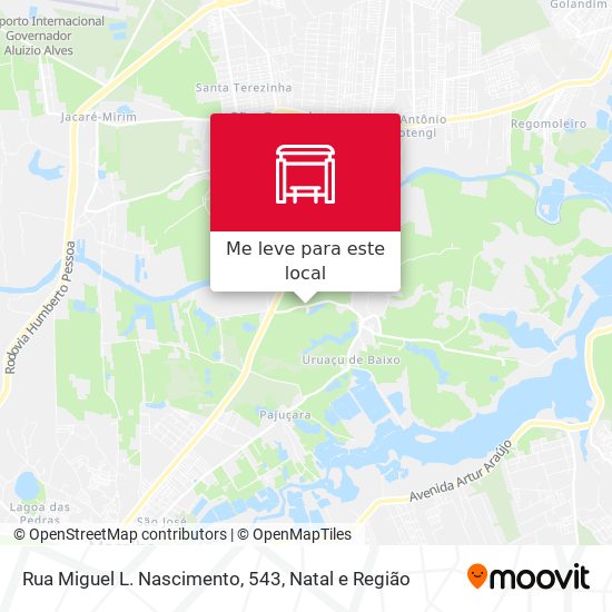Rua Miguel L. Nascimento, 543 mapa