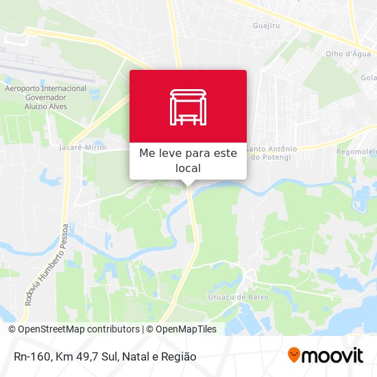 Rn-160, Km 49,7 Sul mapa