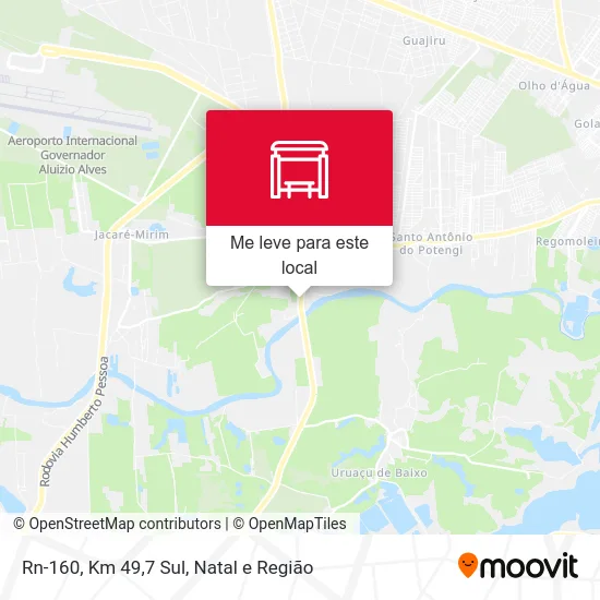 Rn-160, Km 49,7 Sul mapa