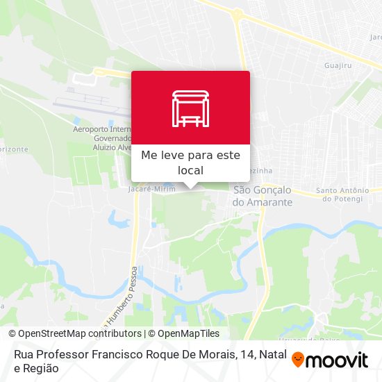 Rua Professor Francisco Roque De Morais, 14 mapa