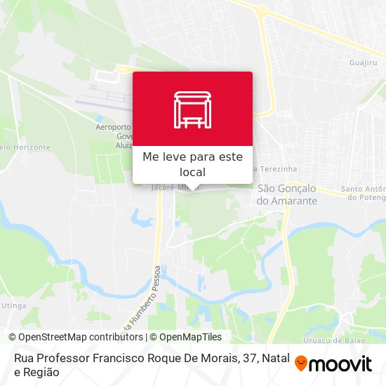 Rua Professor Francisco Roque De Morais, 37 mapa