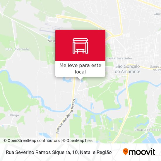 Rua Severino Ramos Siqueira, 10 mapa