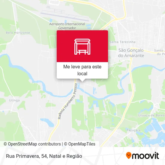 Rua Primavera, 54 mapa