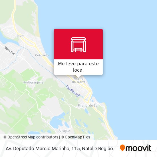 Av. Deputado Márcio Marinho, 115 mapa
