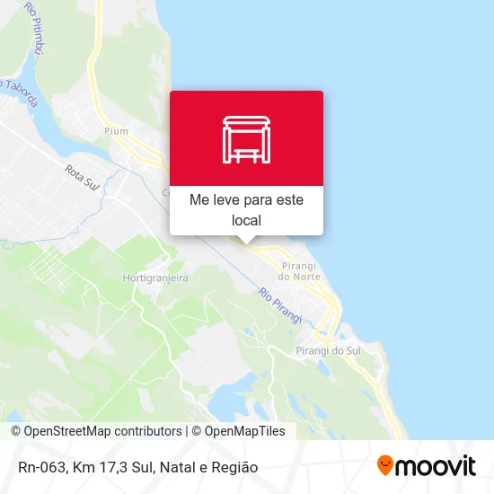 Rn-063, Km 17,3 Sul mapa