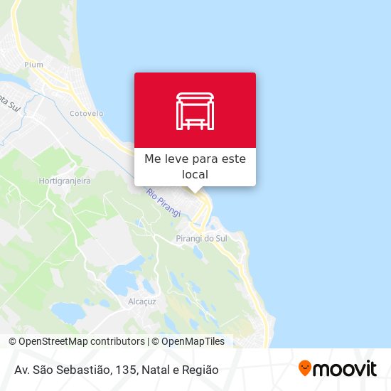 Av. São Sebastião, 135 mapa
