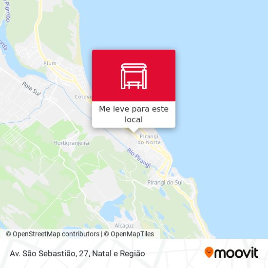 Av. São Sebastião, 27 mapa