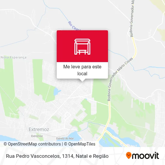 Rua Pedro Vasconcelos, 1314 mapa