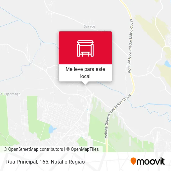Rua Principal, 165 mapa