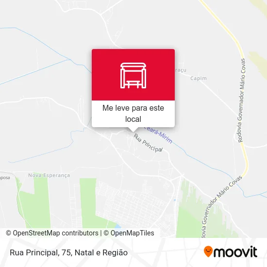 Rua Principal, 75 mapa