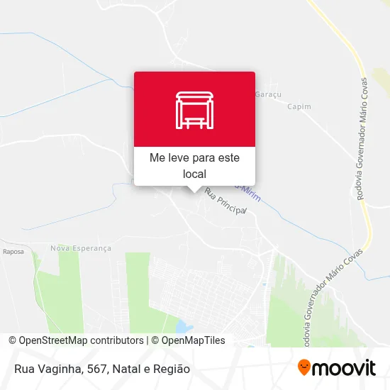 Rua Vaginha, 567 mapa