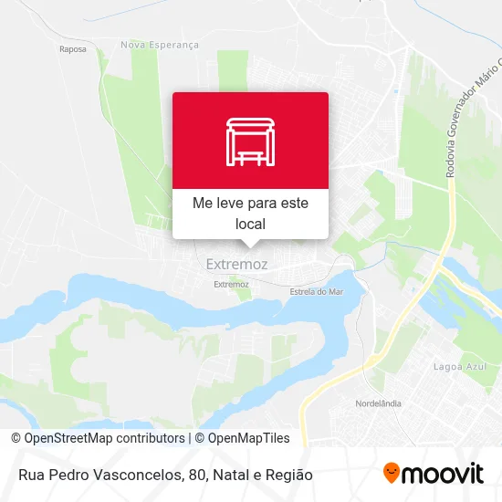 Rua Pedro Vasconcelos, 80 mapa