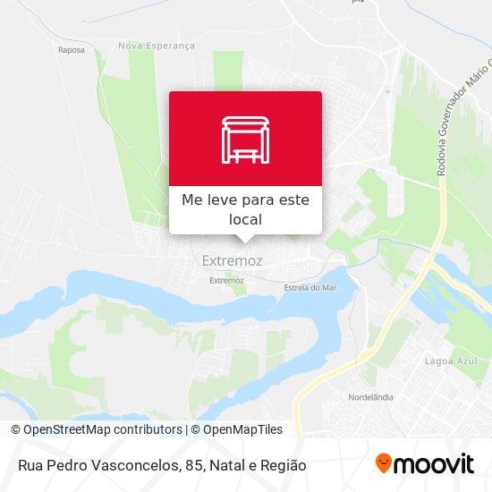 Rua Pedro Vasconcelos, 85 mapa
