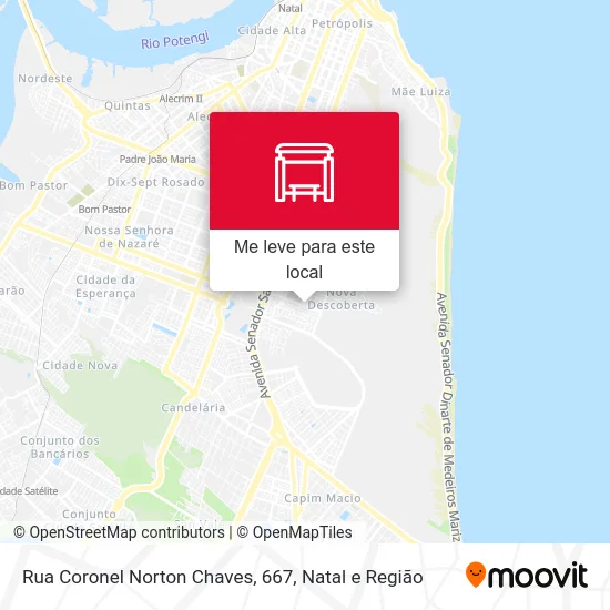 Rua Coronel Norton Chaves, 667 mapa
