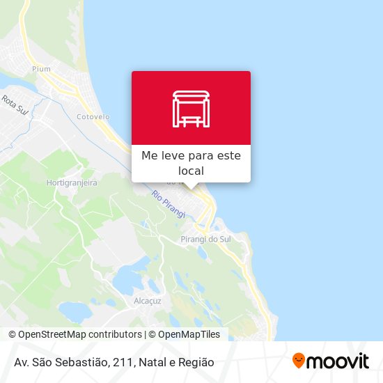 Av. São Sebastião, 211 mapa