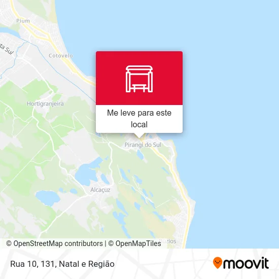 Rua 10, 131 mapa