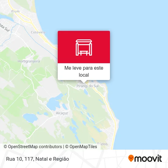 Rua 10, 117 mapa