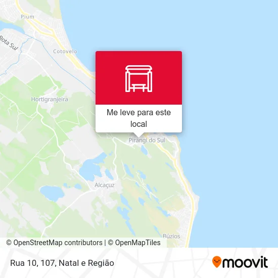 Rua 10, 107 mapa
